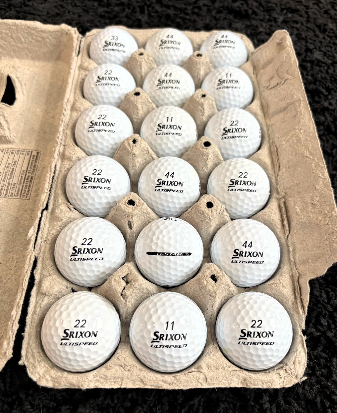 18 Srixon Q-Star Ultispeed Golf Balls