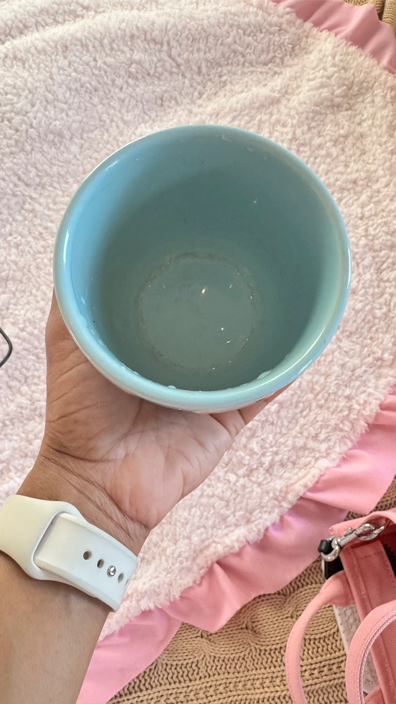 Light Blue Ceramic Face Planter Pot 🧡 - photo 3