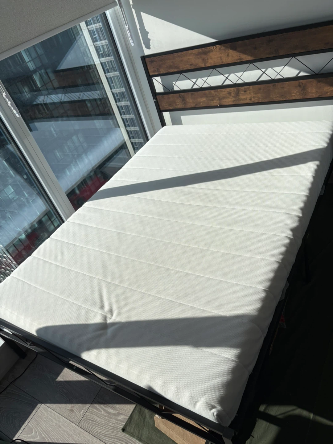 IKEA ASVANG Foam Mattress - Full Size, Medium Firm, White
