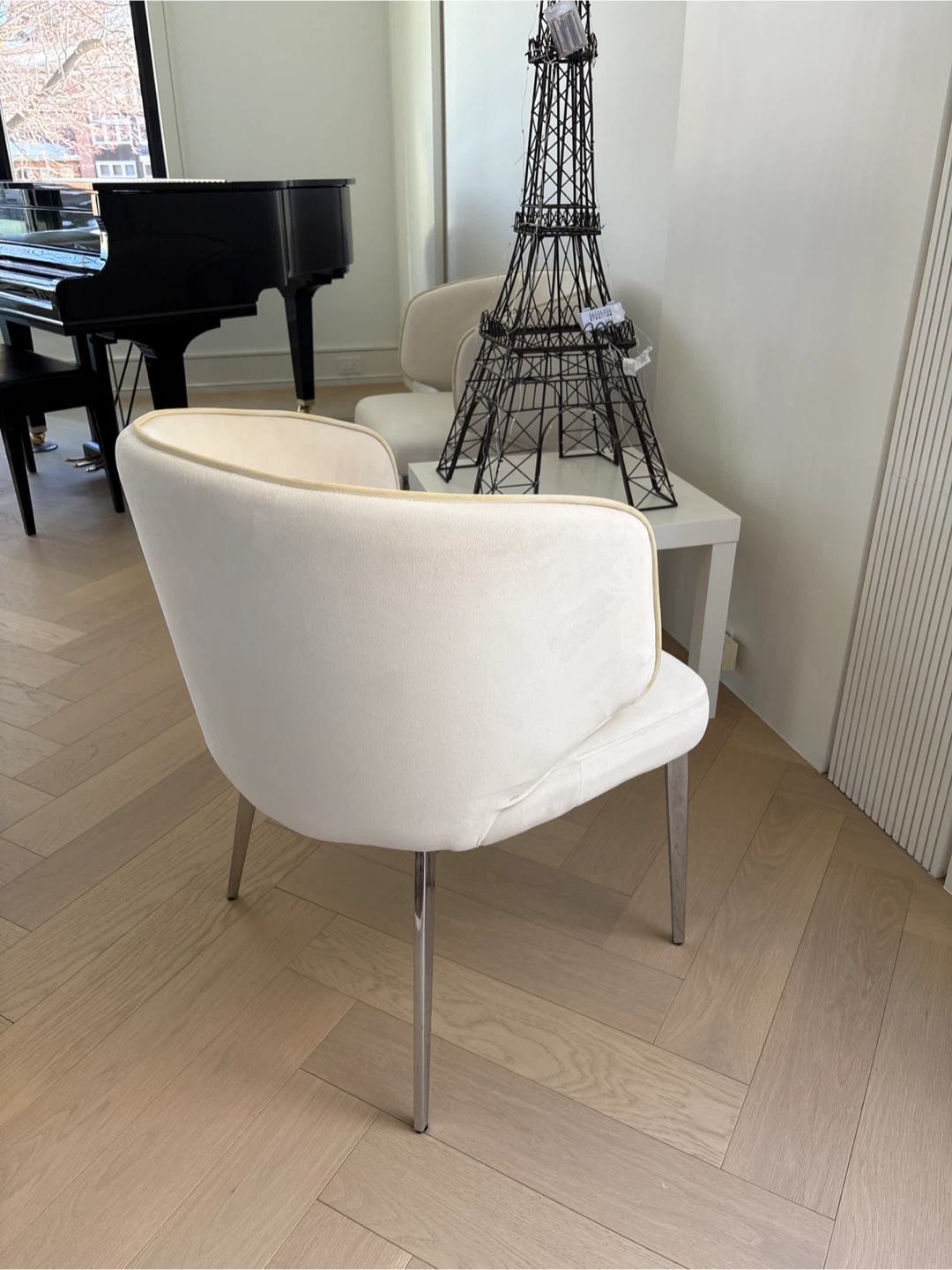 White Accent Chairs - Set of 2 - photo 5