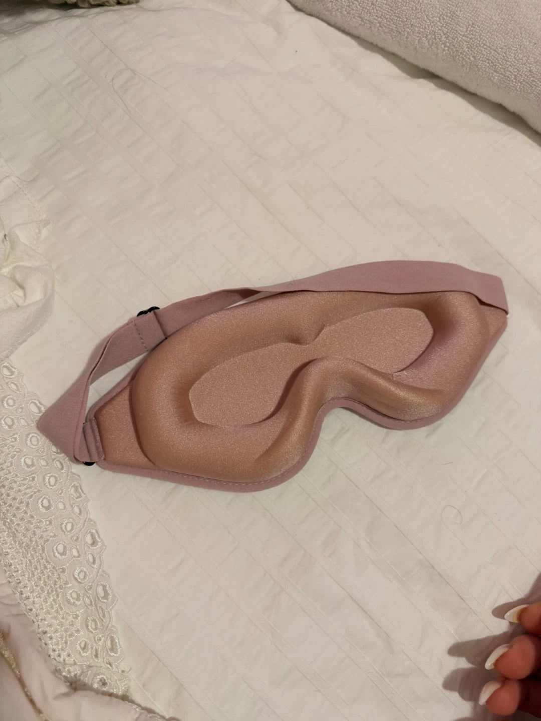 🧡Brand new Pink 3D Contoured Eye Sleep Mask with Memory Foam - photo 3