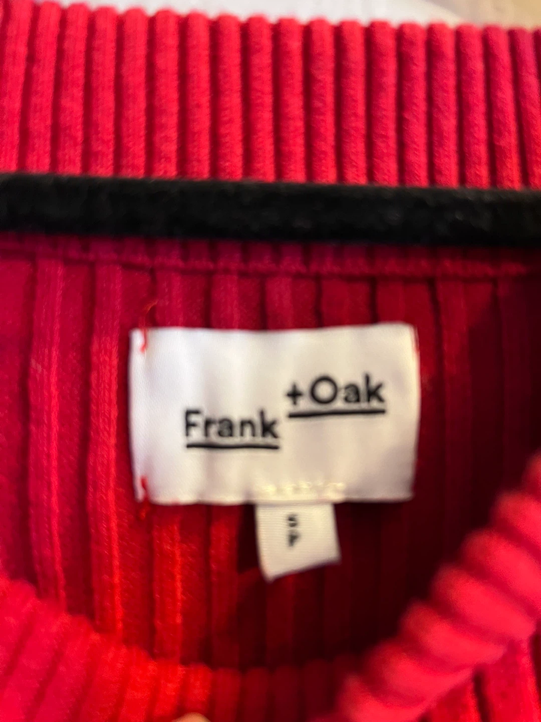 Frank + Oak Red Ribbed Sleeveless Midi Dress - photo 3