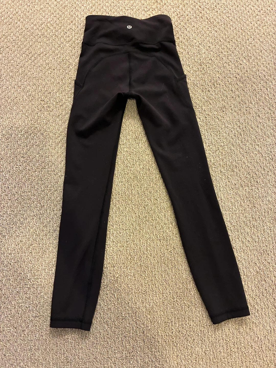 Lululemon Black Leggings Size 0 with Pockets - photo 2
