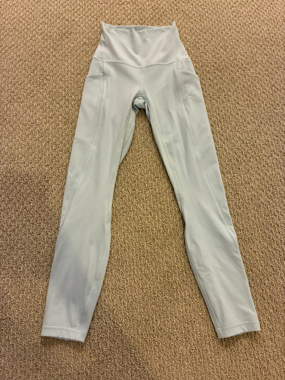 Lululemon Light Blue Leggings Size 0 with Pockets - photo 2