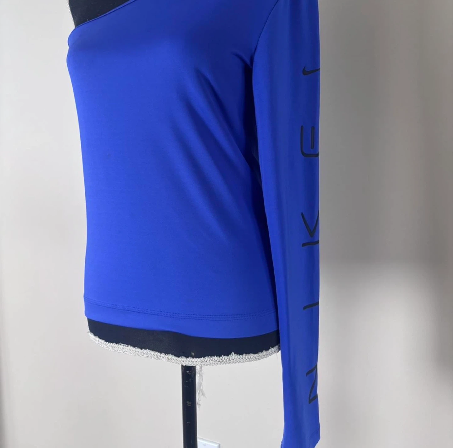 Nike Blue One Shoulder Long Sleeve Top - photo 2