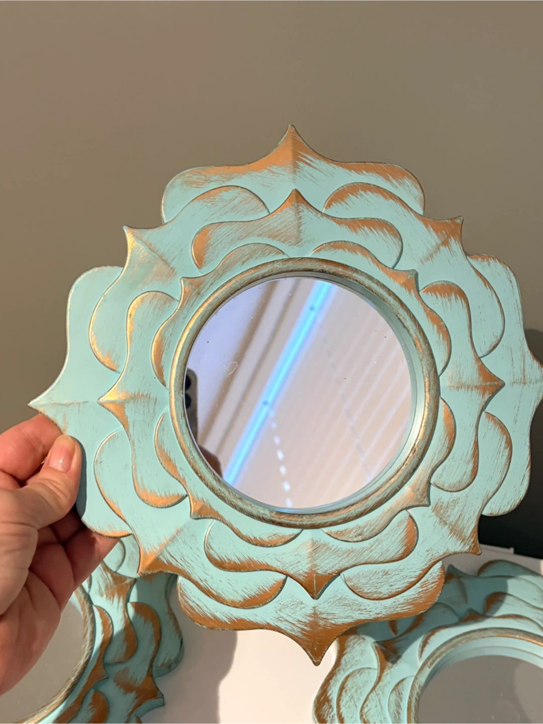 🧡 Decorative Mirrors Set (Set of 3)