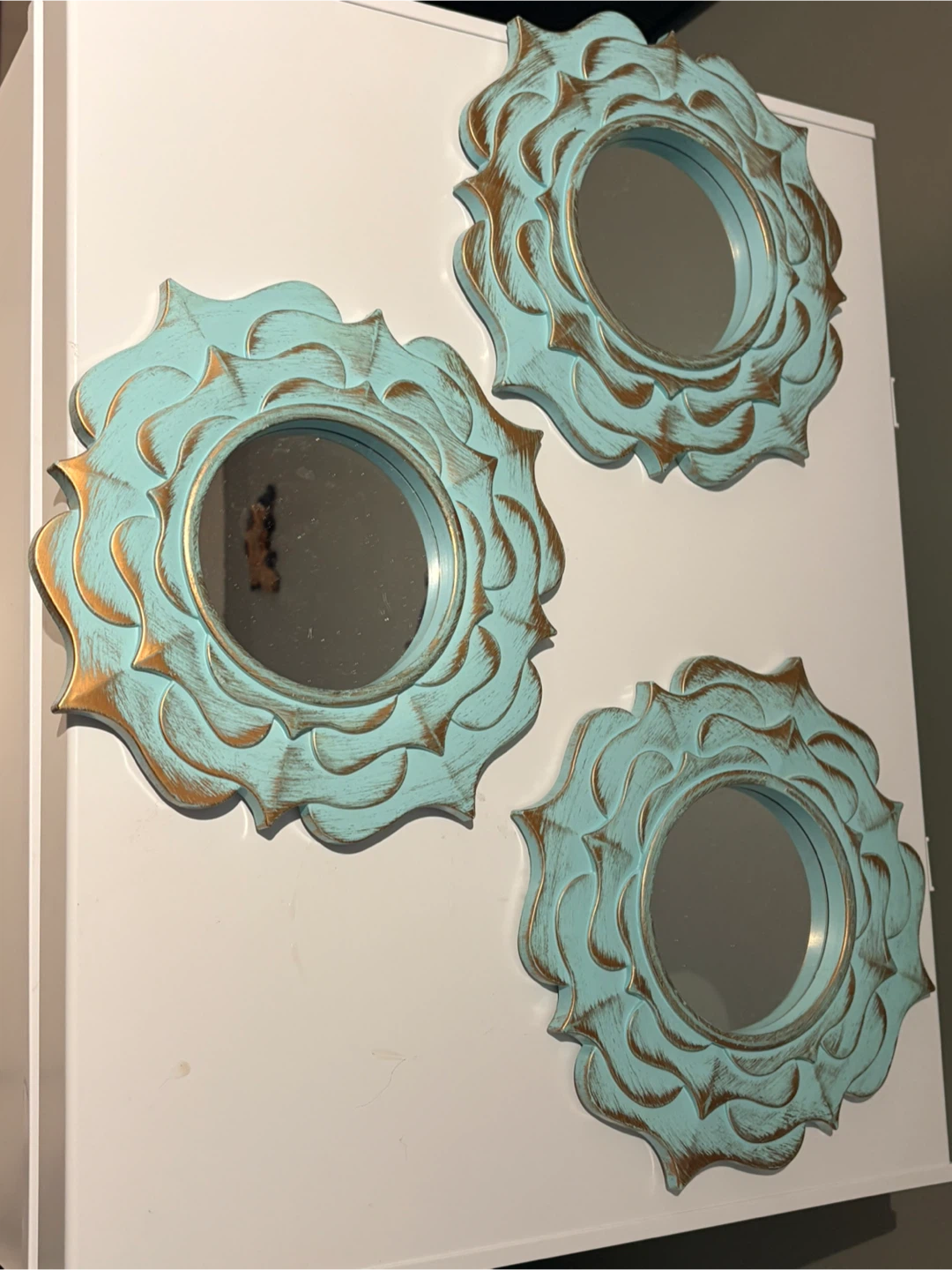 🧡 Decorative Mirrors Set (Set of 3) - photo 2