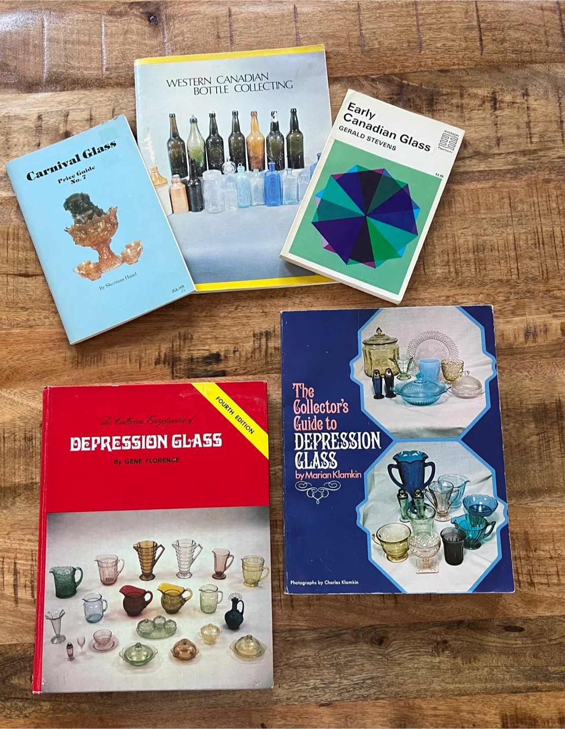 Vintage Reference Books About Collecting Glassware