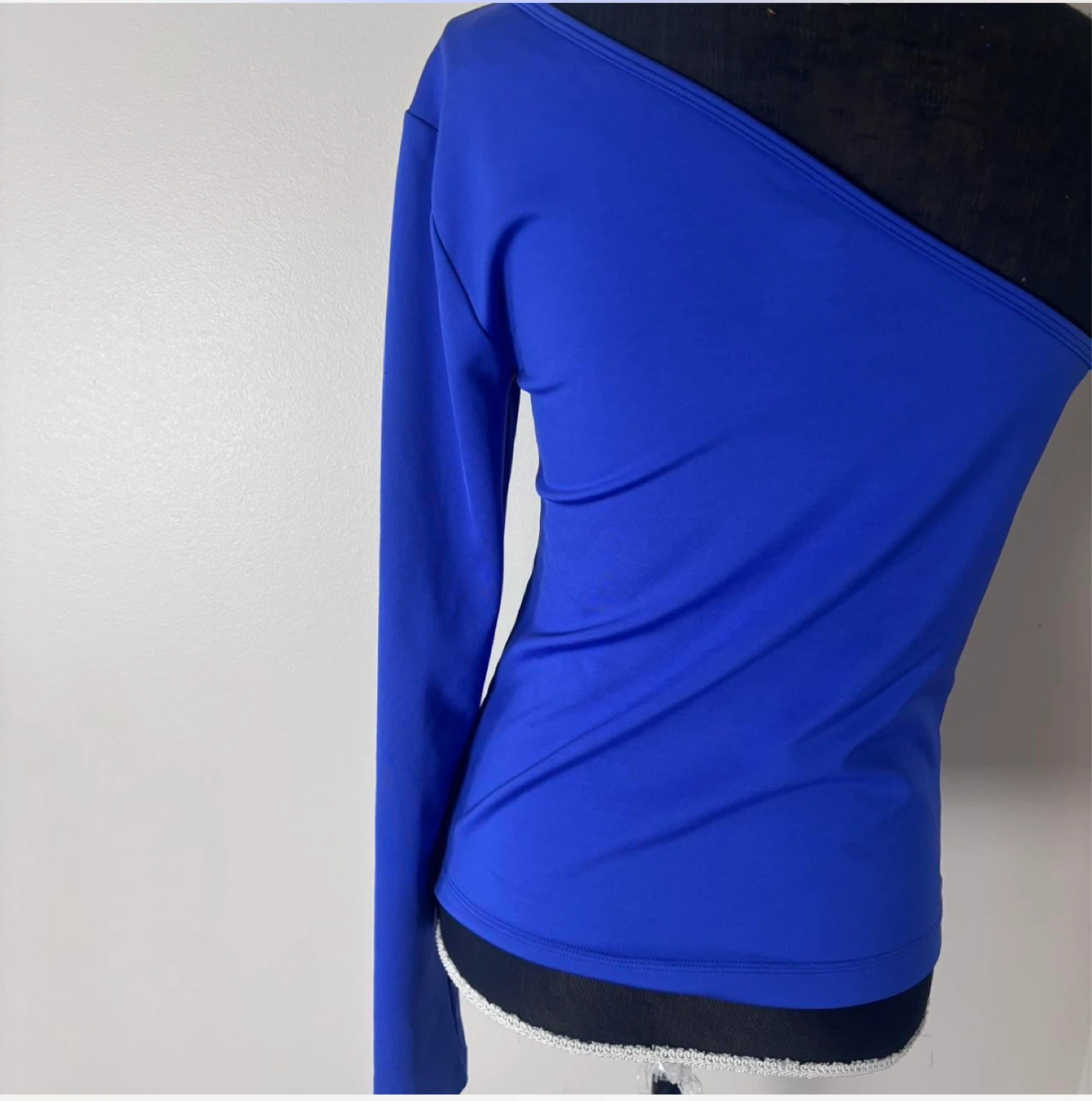 Nike Blue One Shoulder Long Sleeve Top - photo 4
