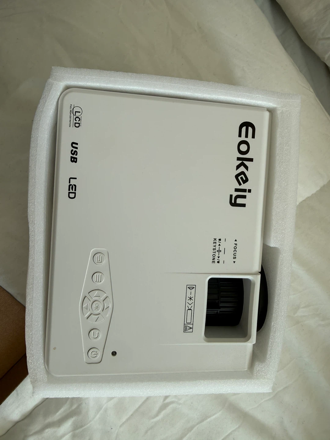 Eokeiy LCD USB LED Projector