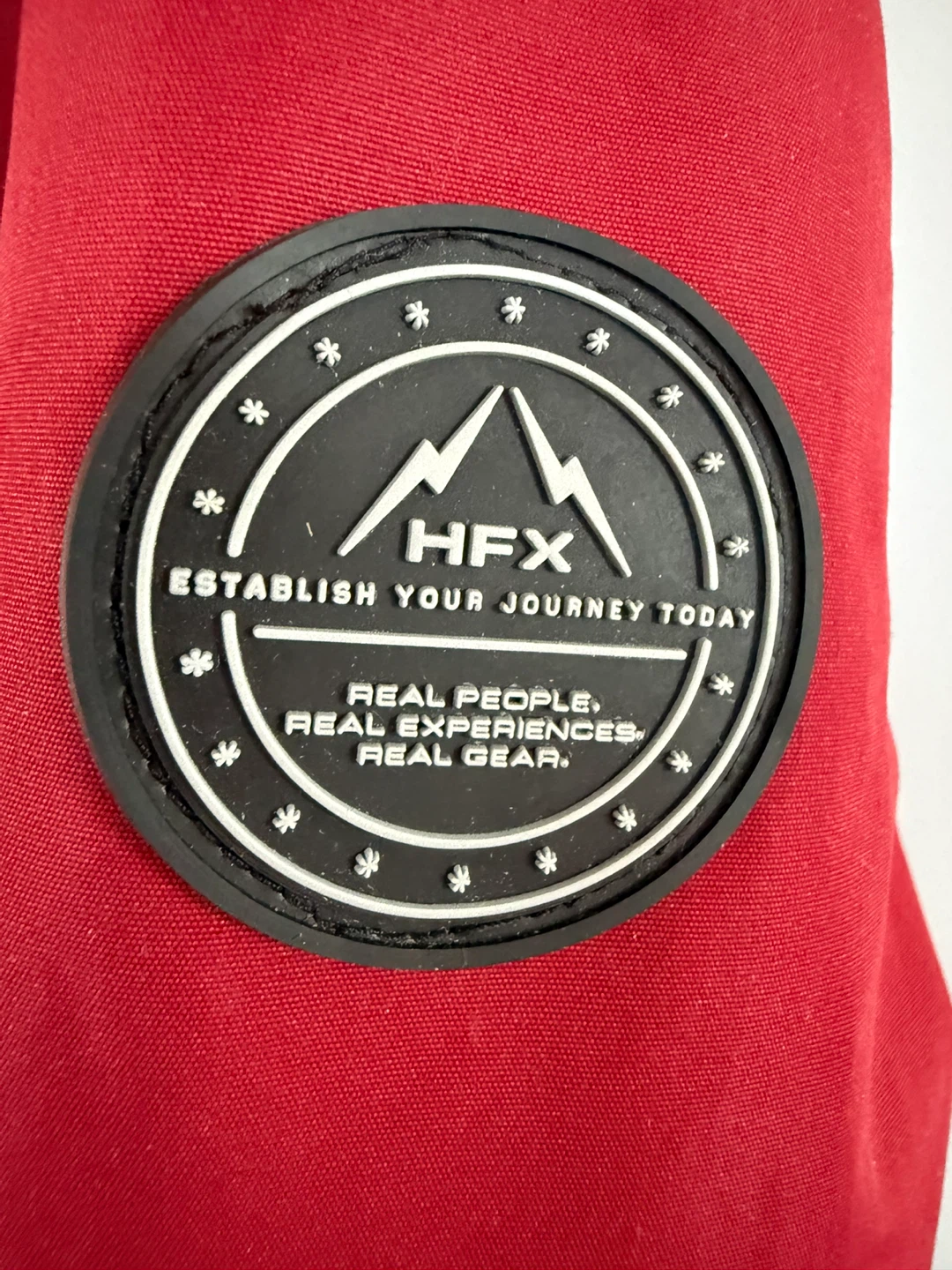 HFX Red Winter Parka Jacket with Faux Fur Hood - Size S - photo 4