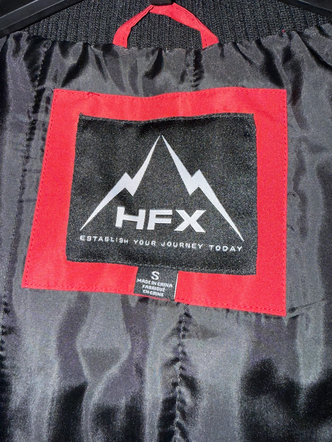 HFX Red Winter Parka Jacket with Faux Fur Hood - Size S - photo 2