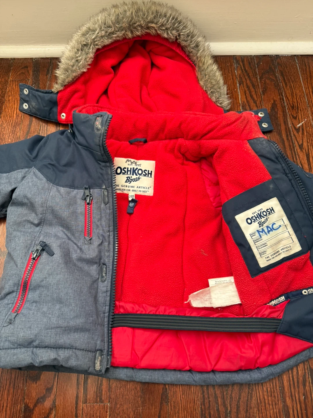Toddler 👦 Winter Jacket 🧡 - photo 3