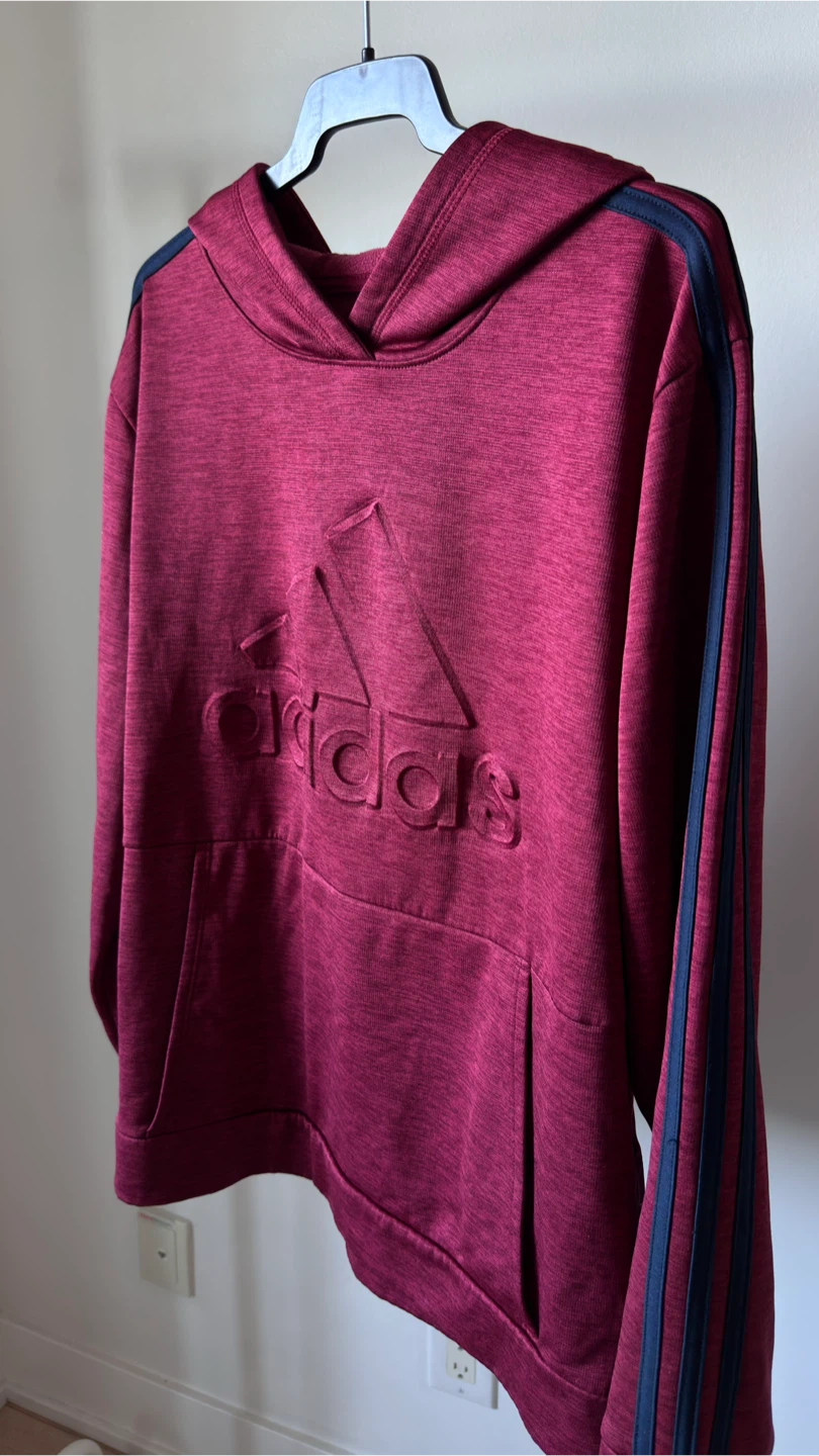 Adidas Hoodie Burgundy