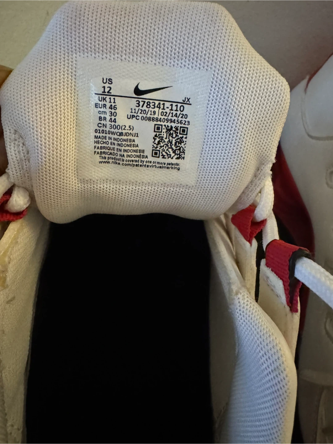Nike Shox Running Shoes White Red US Size 12 - photo 3