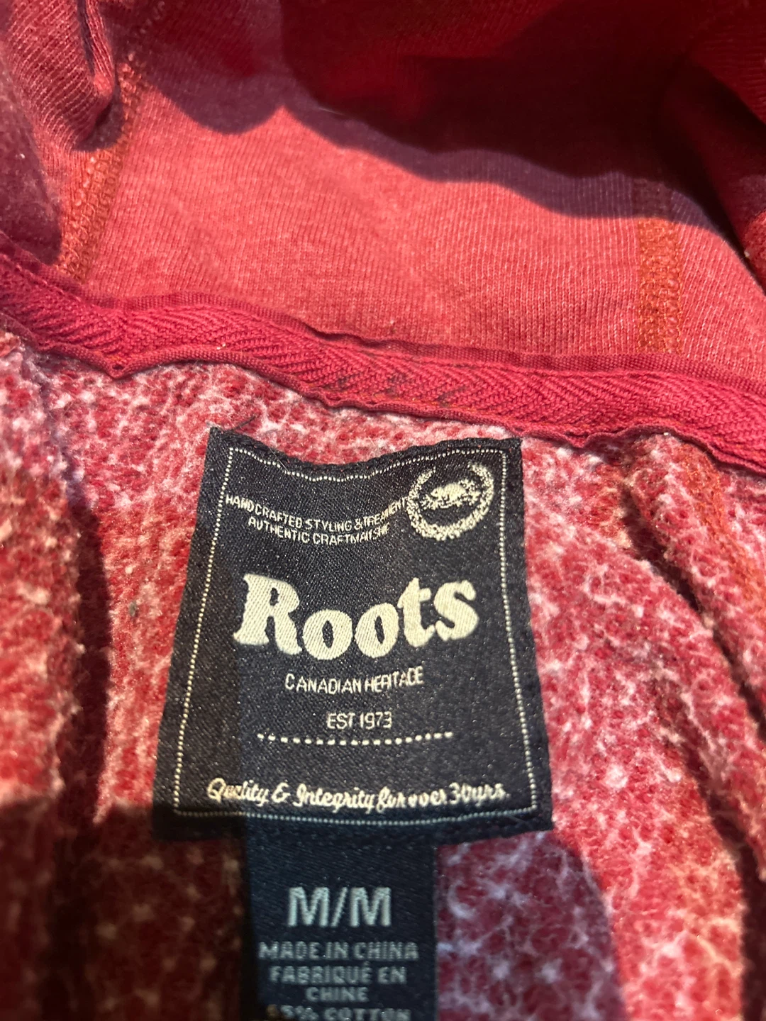 Roots Hoodie - Red - M/M