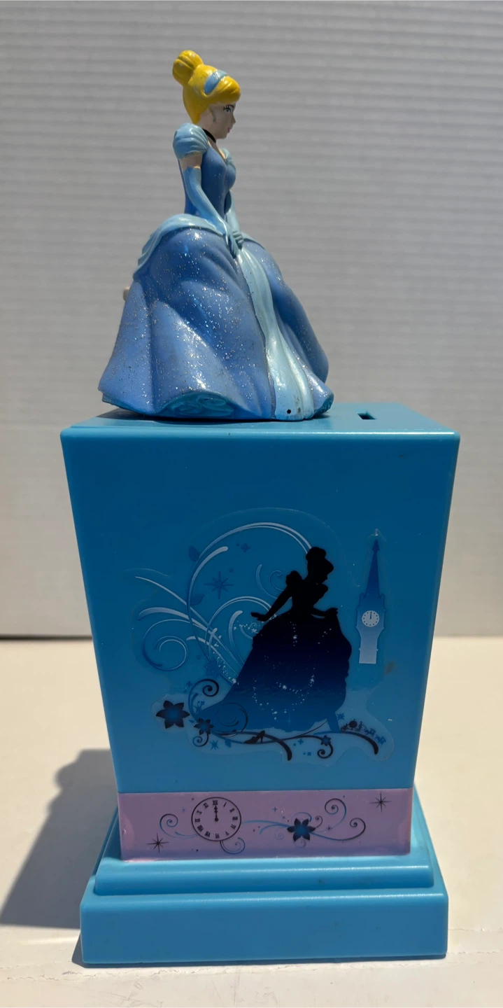 Vintage Disney Cinderella Digital Coin Counting Bank Piggy Bank - photo 3