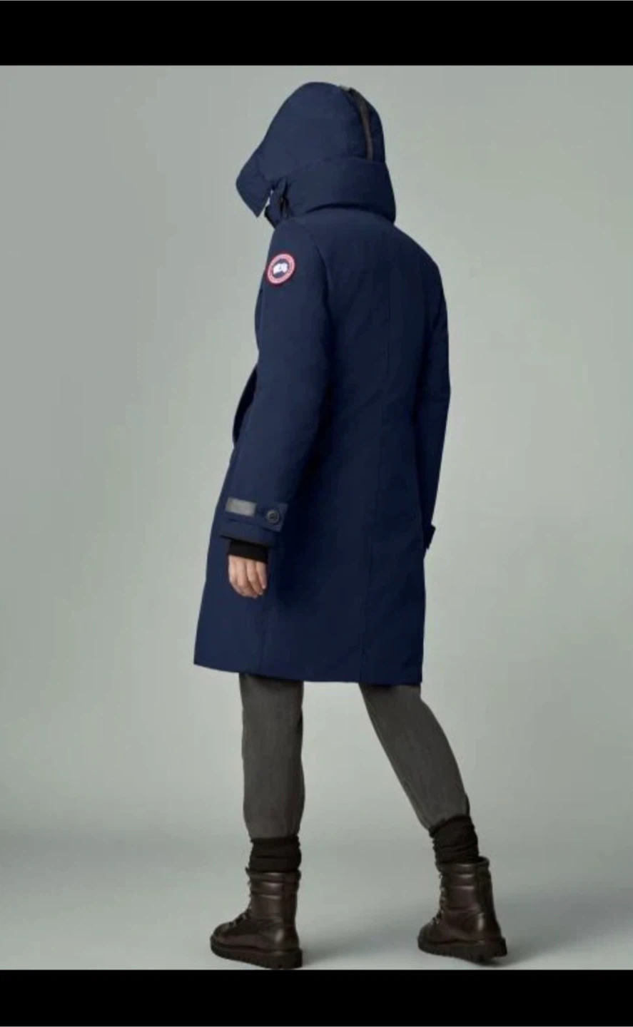 Canada Goose Navy Parka with Fur Hood Trim - photo 4