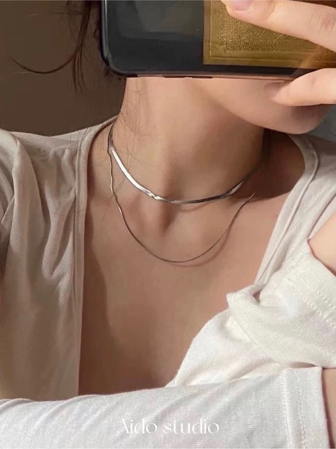 Layered Snake Chain Necklace