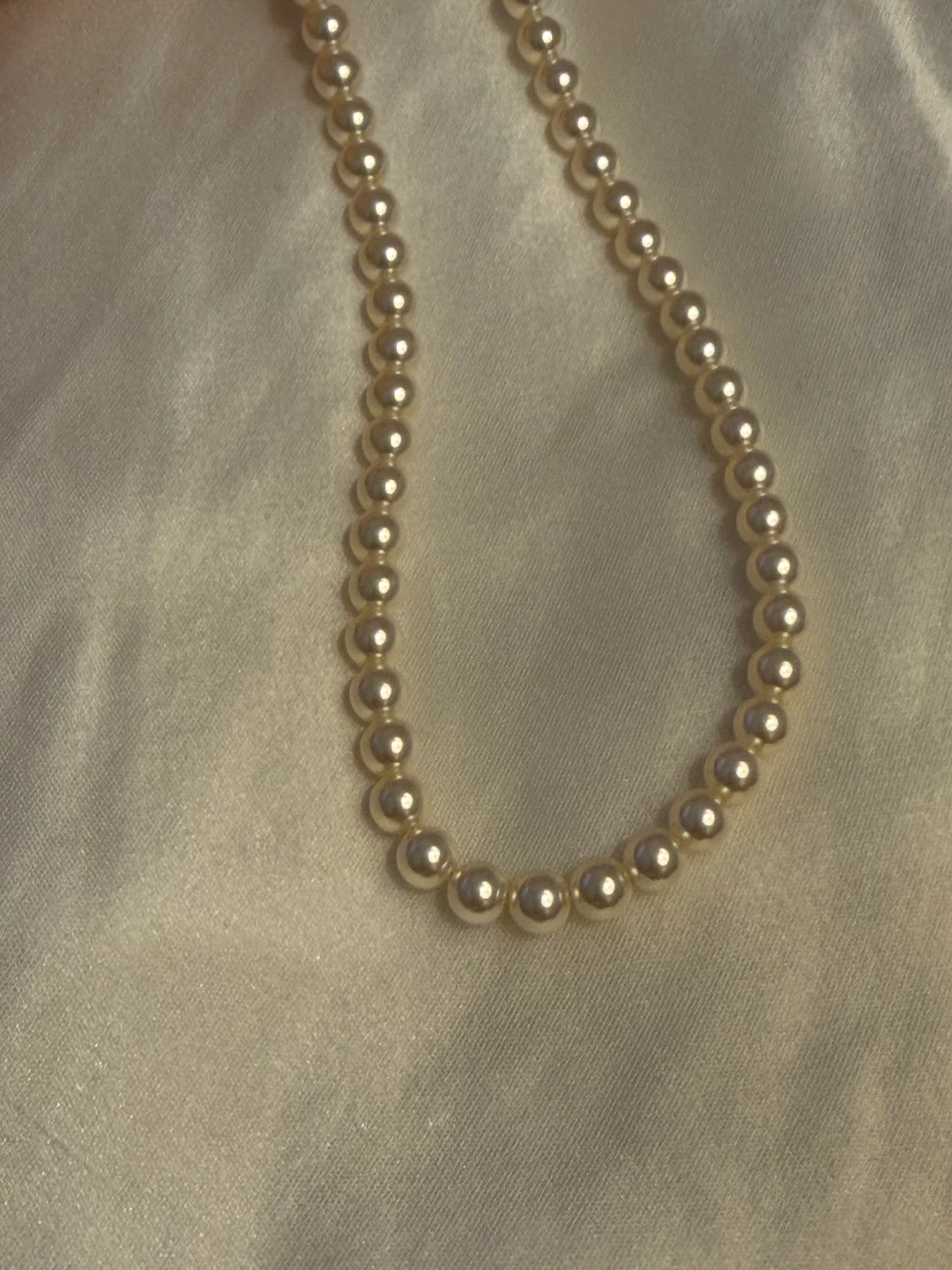 Pearl Necklace with Gold Chain Accent - photo 4