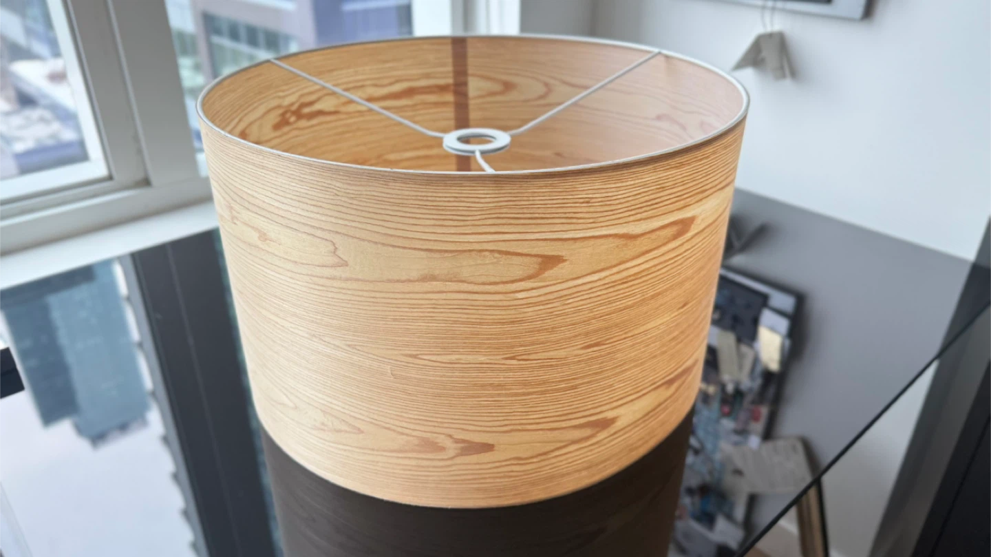 Lampshade - real wood grain-17 1/4” D x 10 1/2” H 🧡