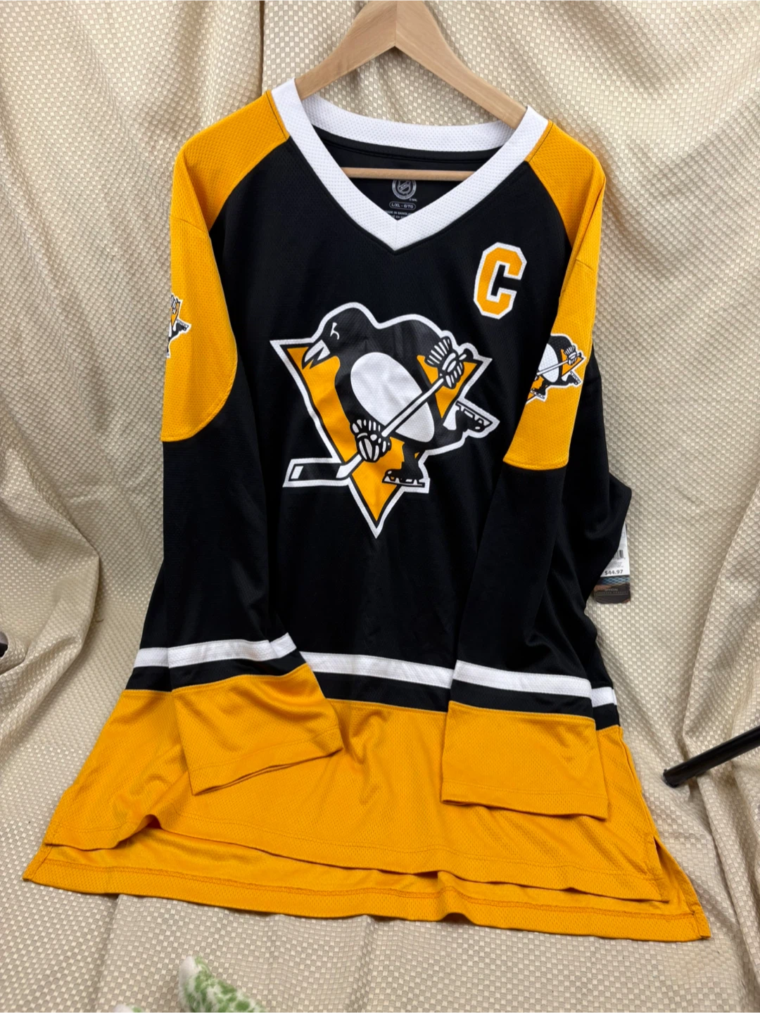 Pittsburgh Penguins Crosby #87 Hockey Jersey L/XL