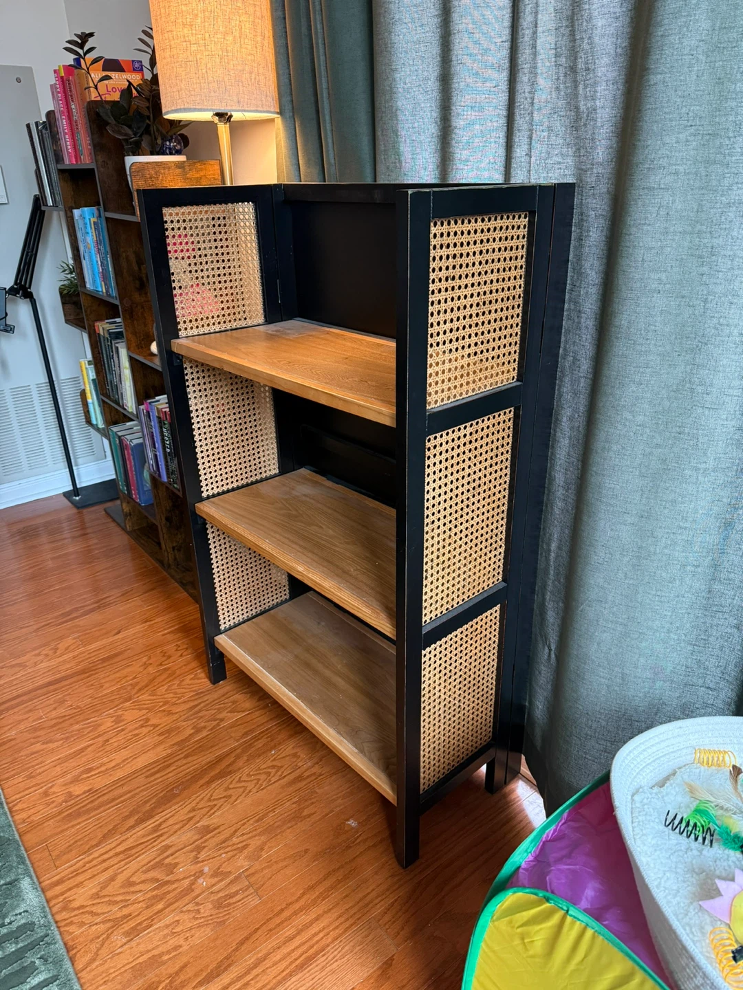 Black Cane Accent Bookshelf - photo 2