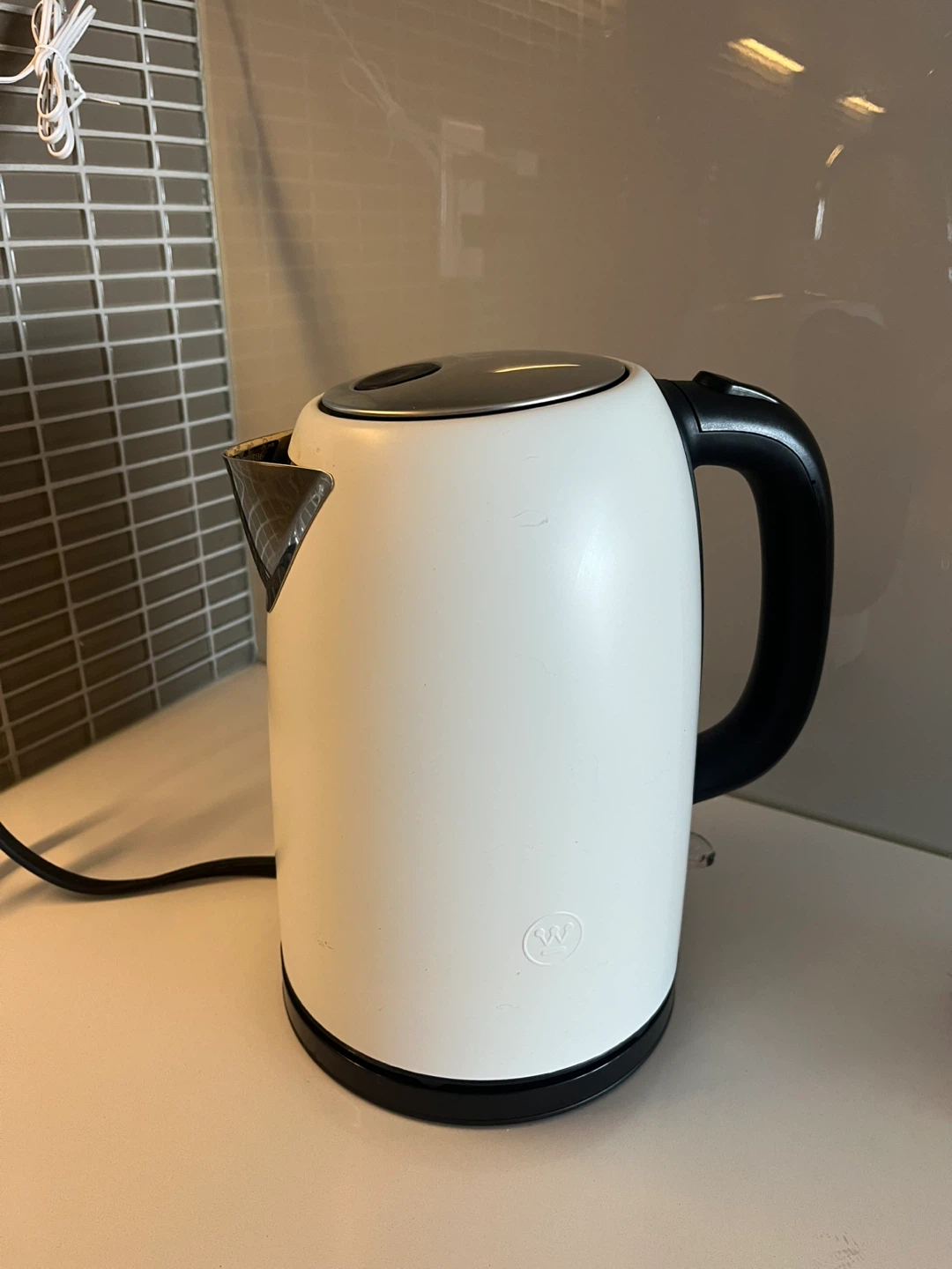 White Electric Kettle