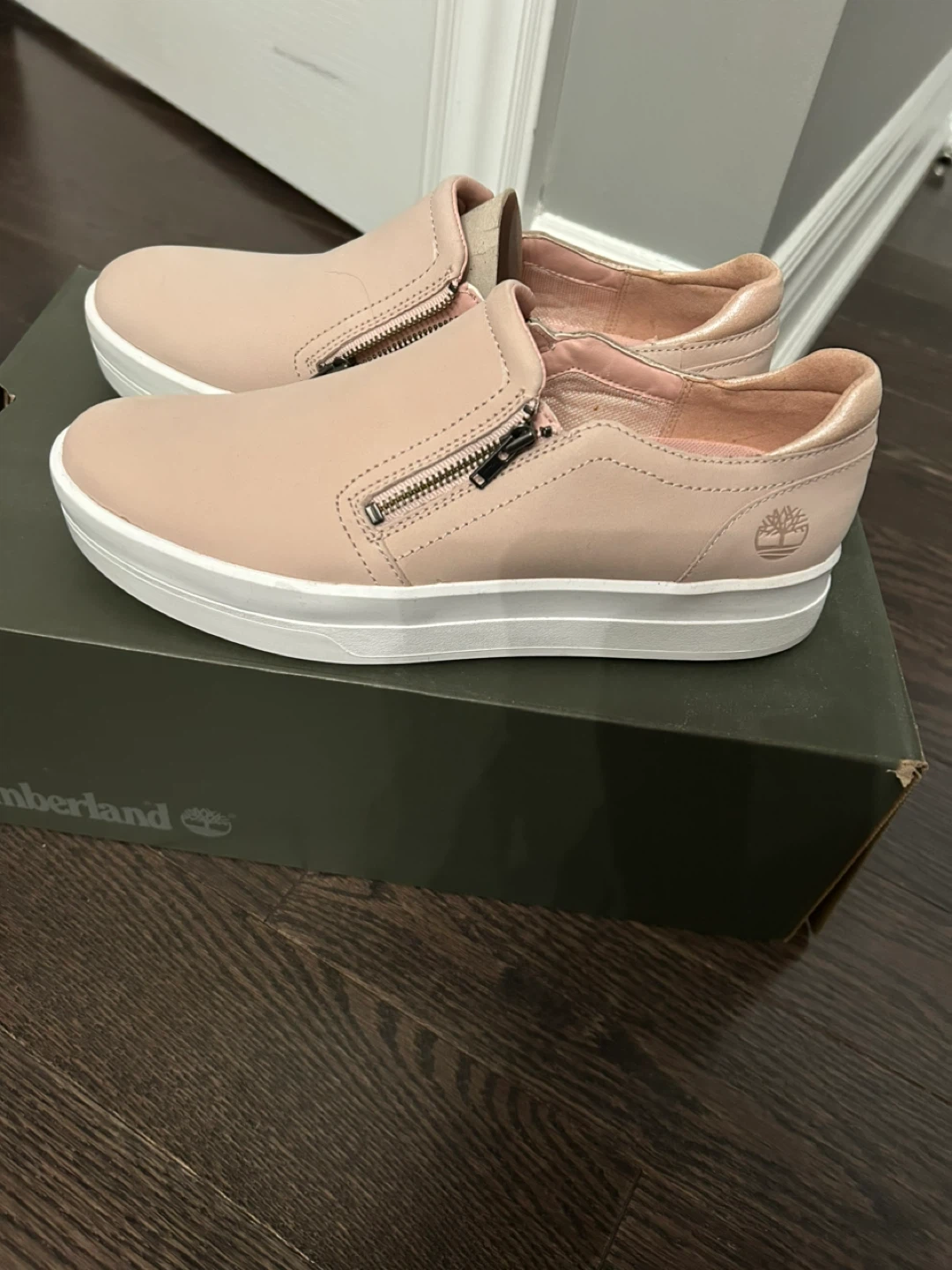 Timberland Pink Slip-On Sneakers with Anti-Fatigue Technology