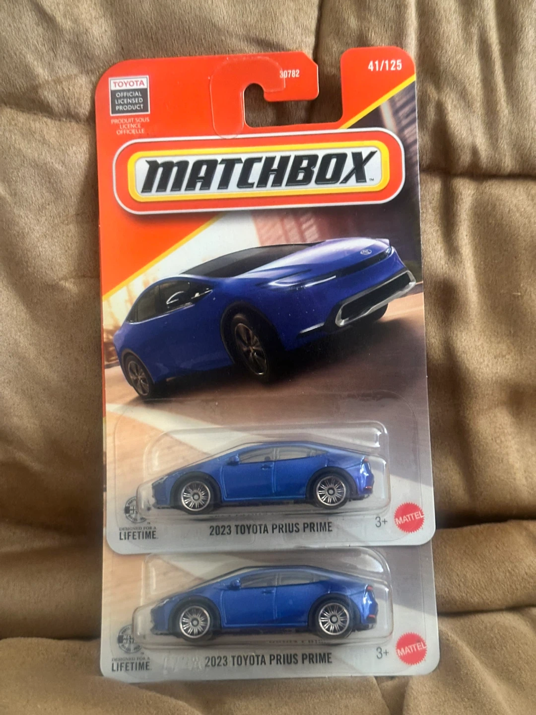 Matchbox 2023 Toyota Prius Prime Blue Die-Cast Toy Car