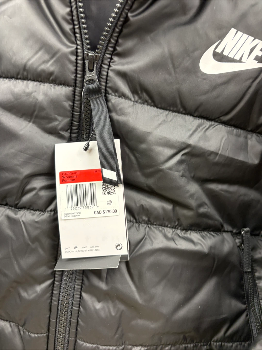 Nike Therma-Fit Puffer Jacket - Womens Size L 🧡 - photo 2