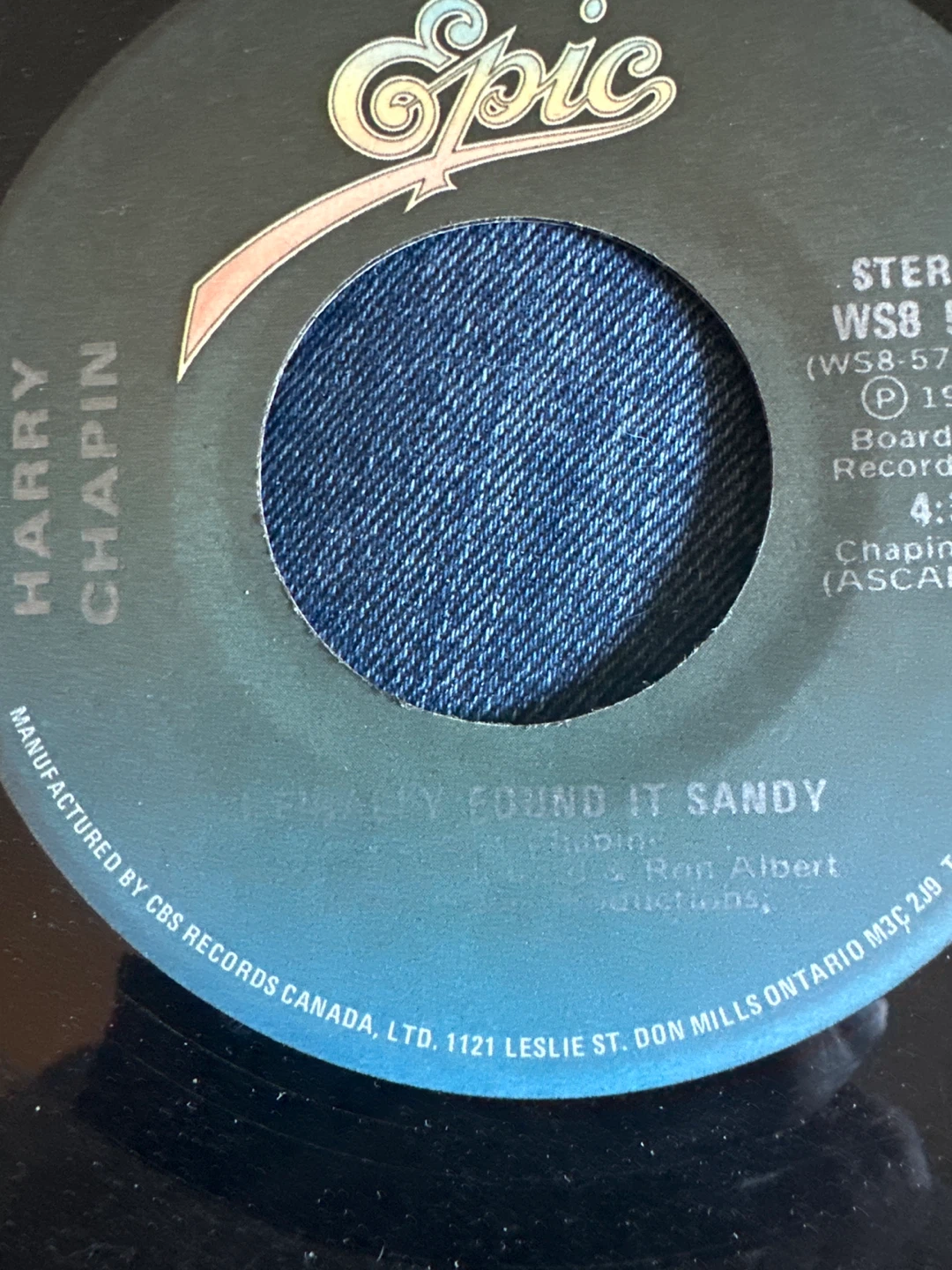 Harry Chapin Sequel 7" Vinyl Single - photo 3