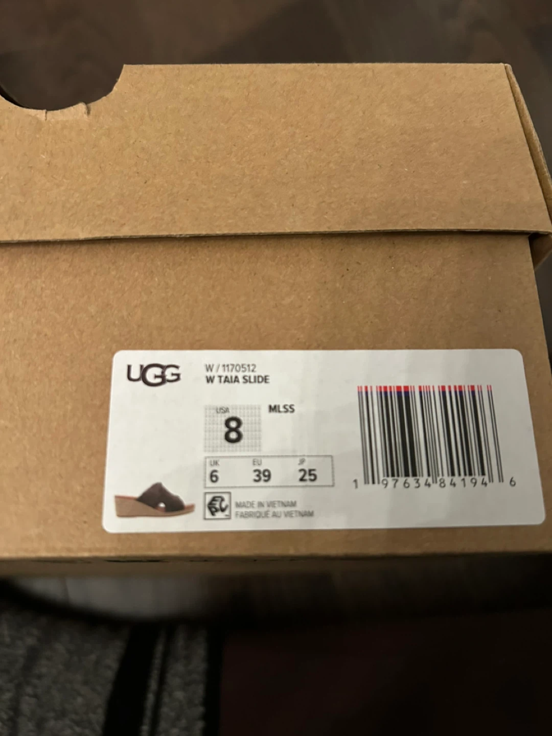 UGG W Taia Slide Wedge Sandals Size 8 - photo 5