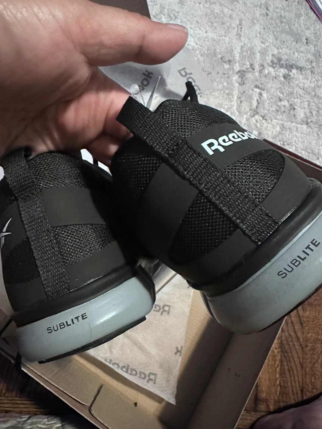 Reebok Sublite Black Cushion Work- Athletic work shoes - photo 3