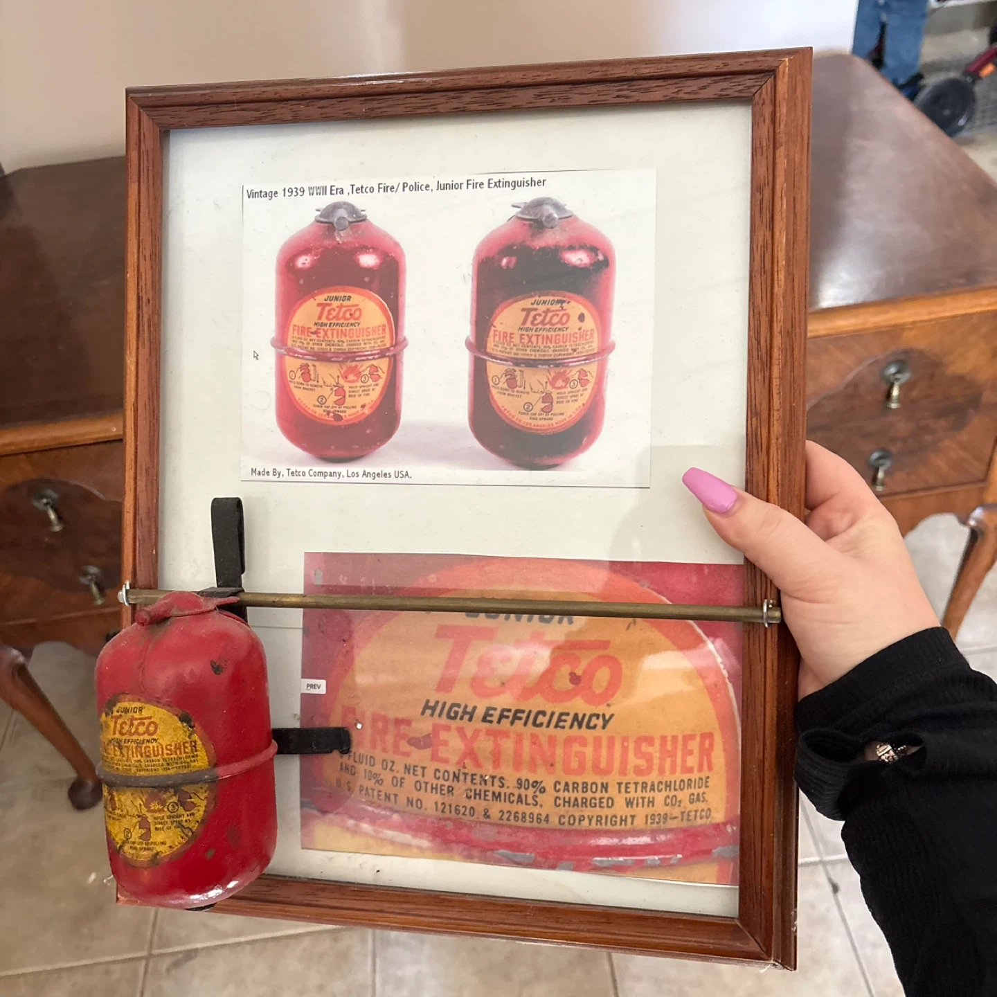 Vintage Tetco Junior Fire Extinguisher - photo 2