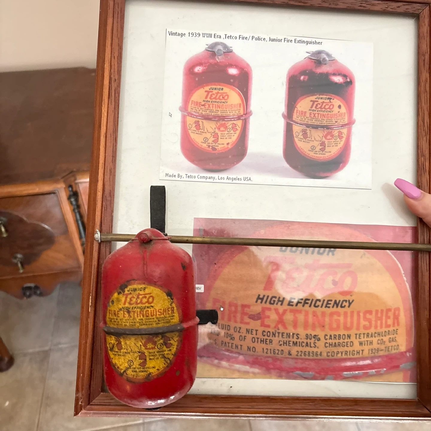 Vintage Tetco Junior Fire Extinguisher