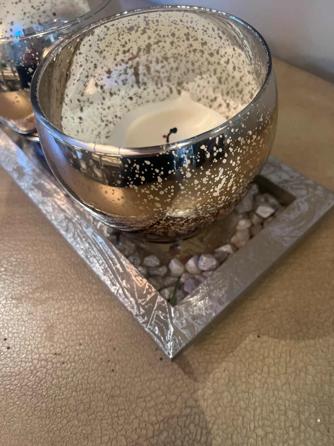 Candle Holders with tray - photo 2