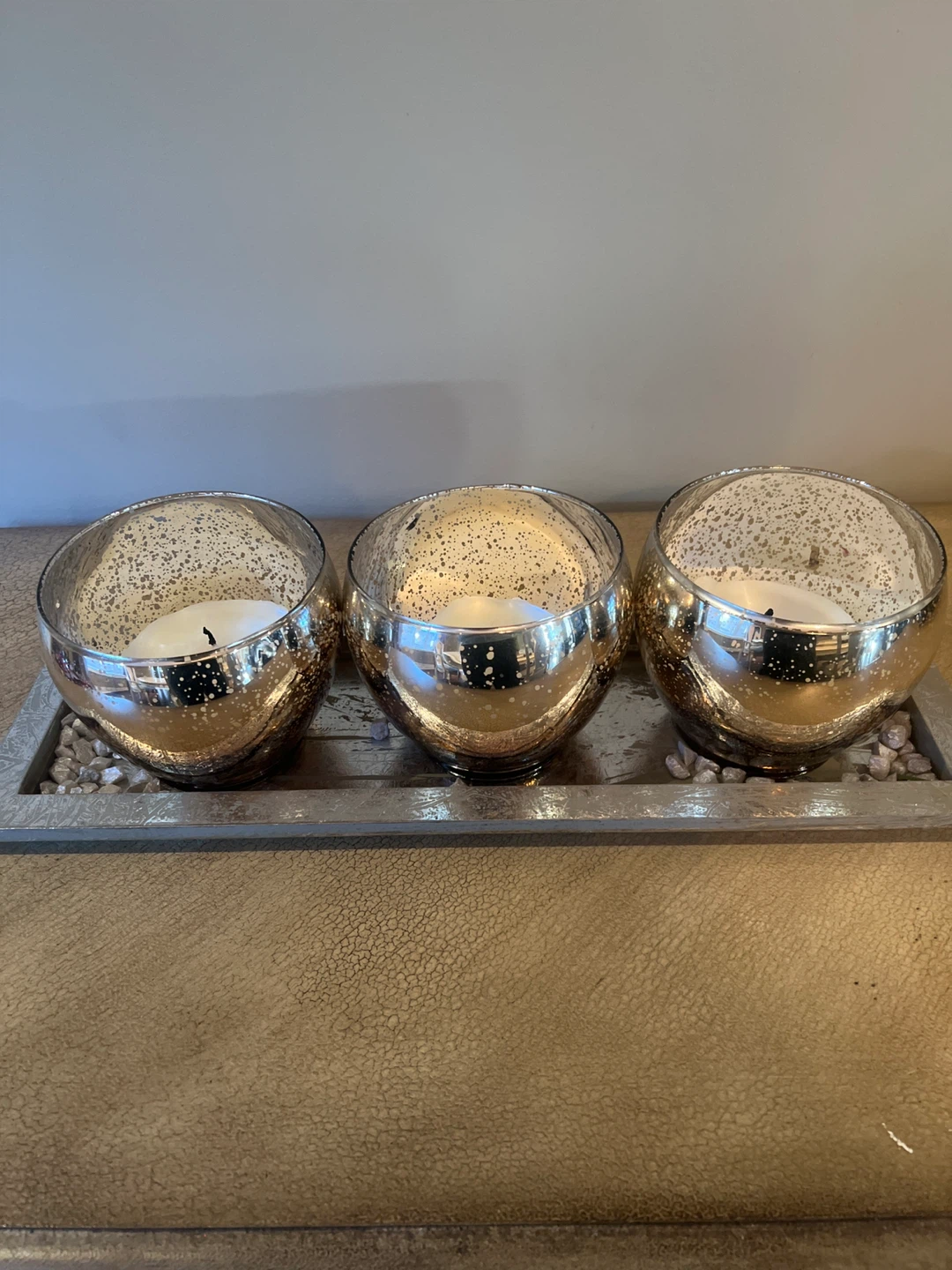 Candle Holders with tray