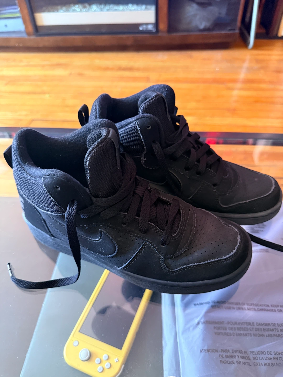 Nike Black High Top Sneakers - photo 2