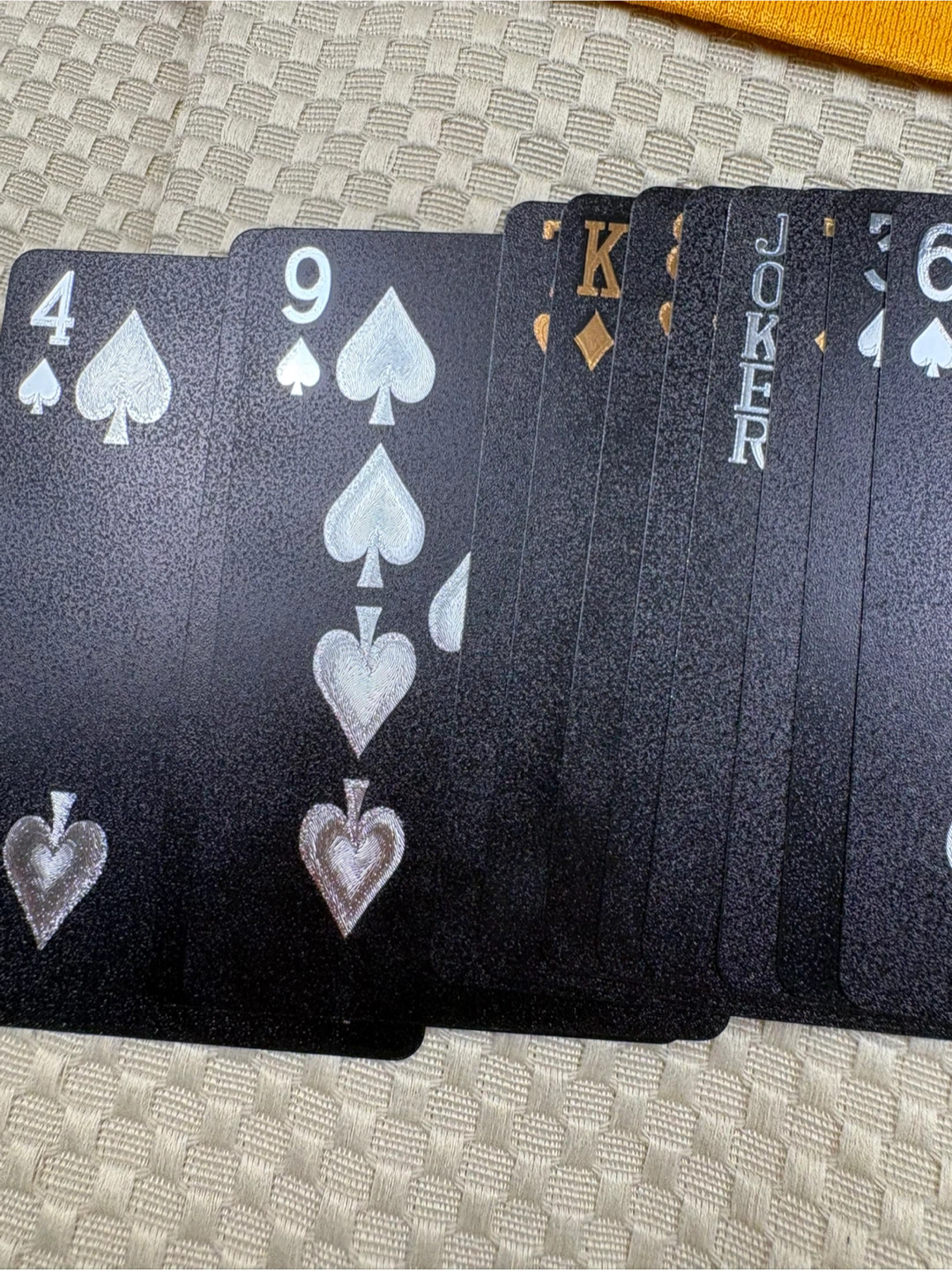 Black and Gold Playing Cards - photo 3