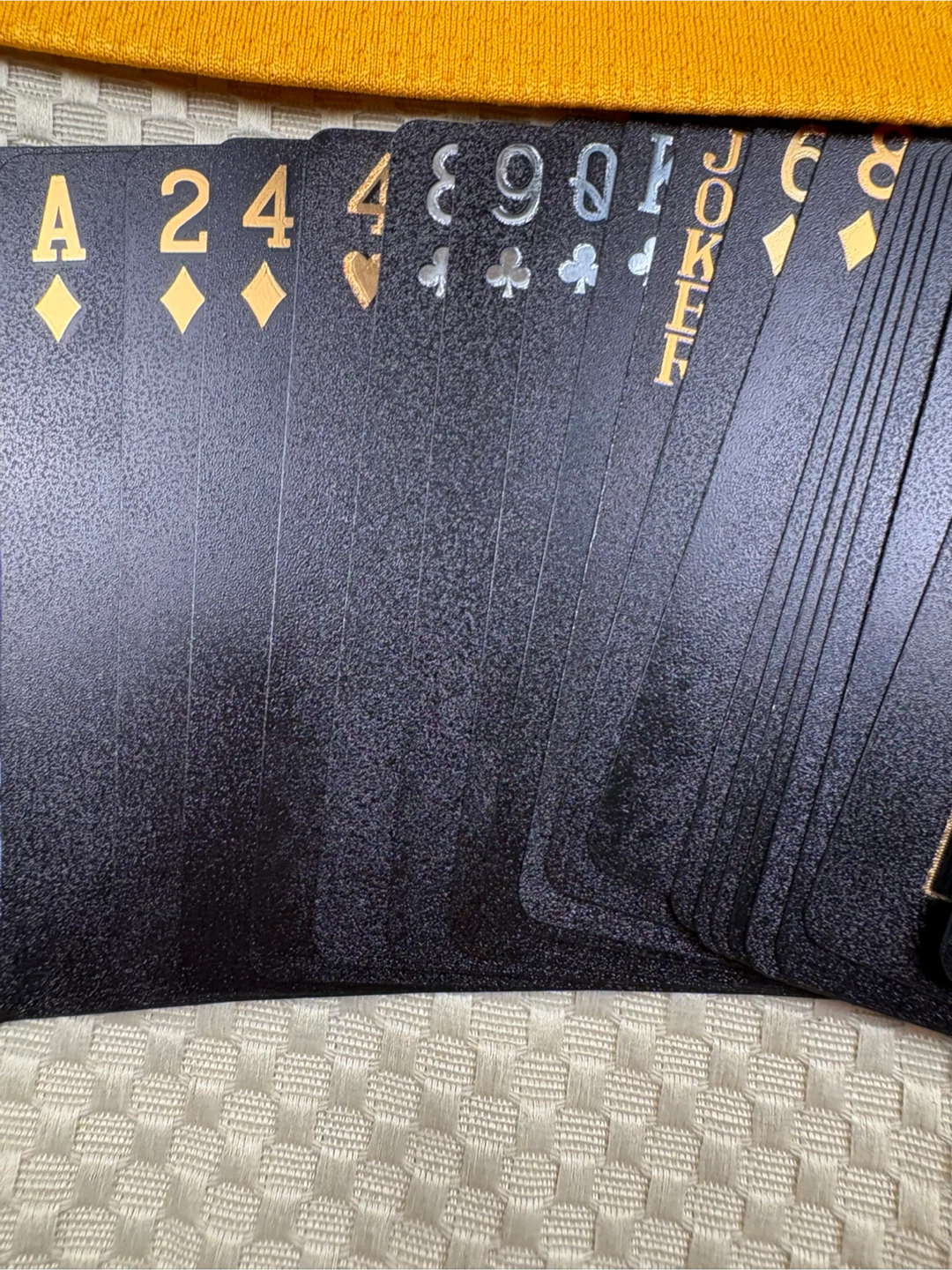 Black and Gold Playing Cards