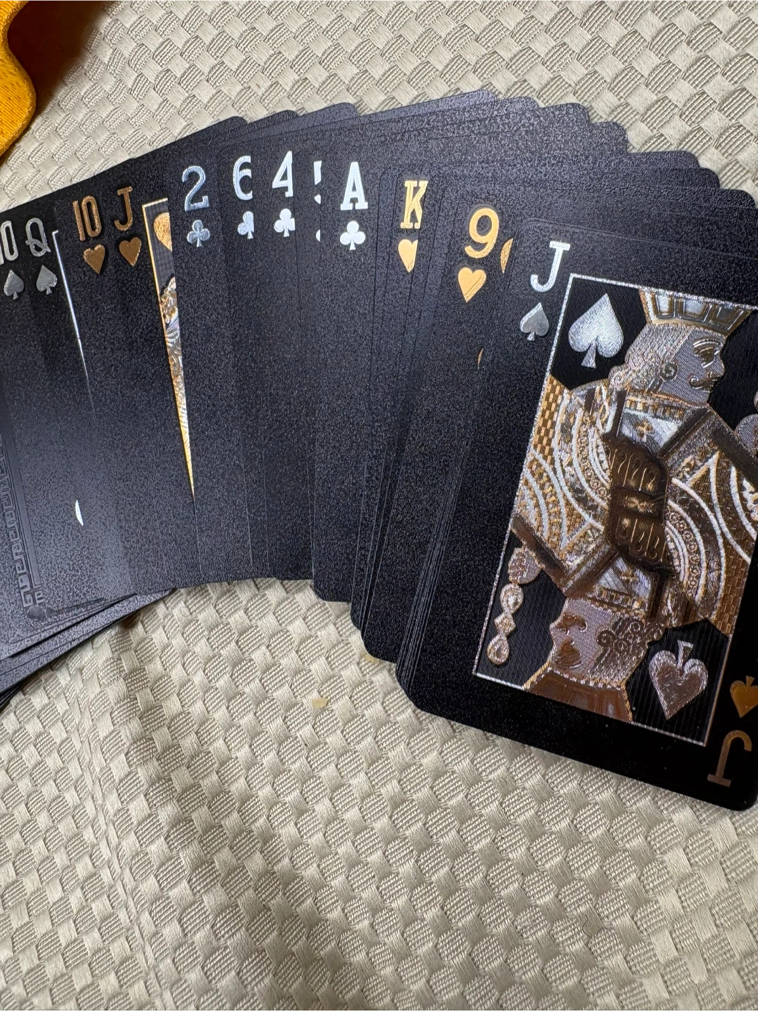 Black and Gold Playing Cards - photo 2