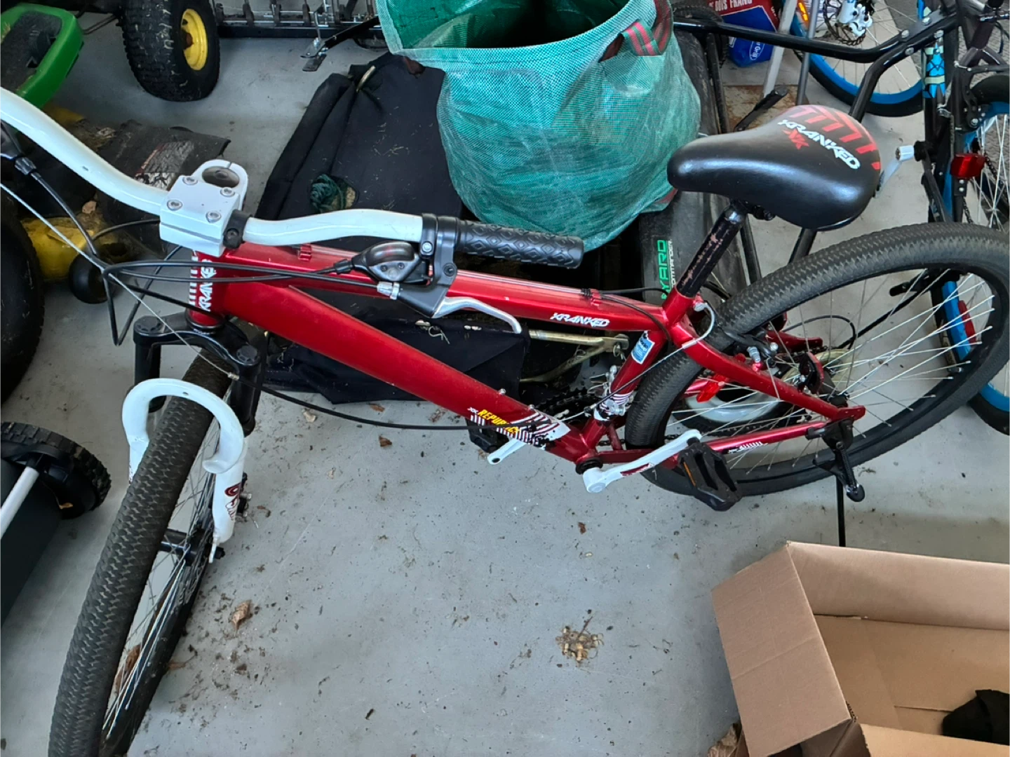 Red Krånked BMX Bike