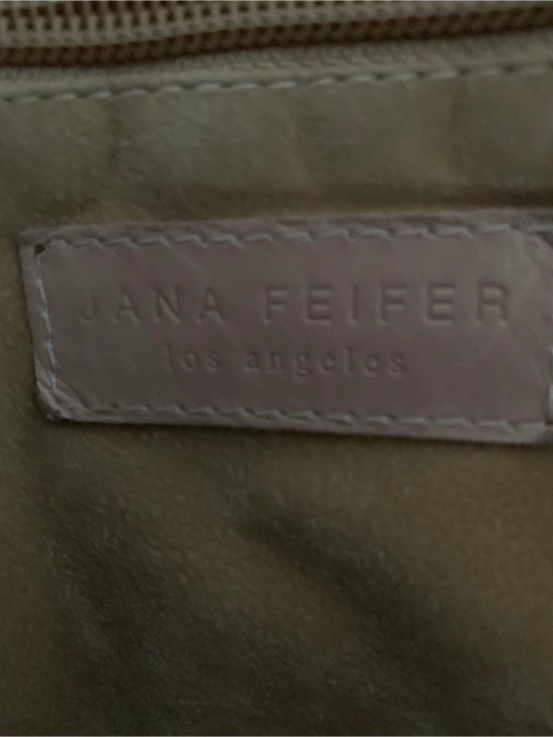JANA FEIFER Los Angeles Black & Cream Stripe Shoulder Bag - photo 4