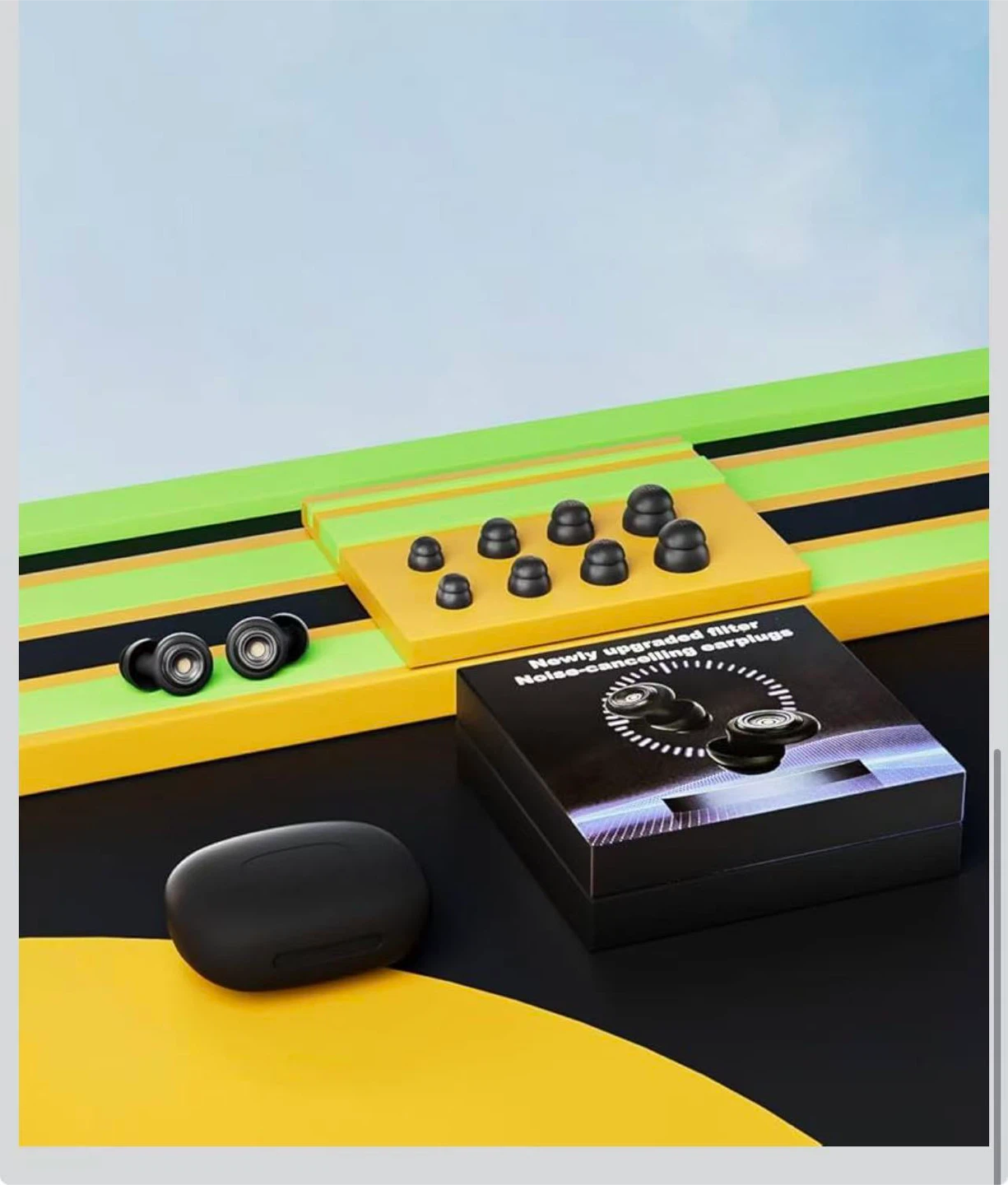 Black Wireless Earbuds with Noise Cancellation - photo 5