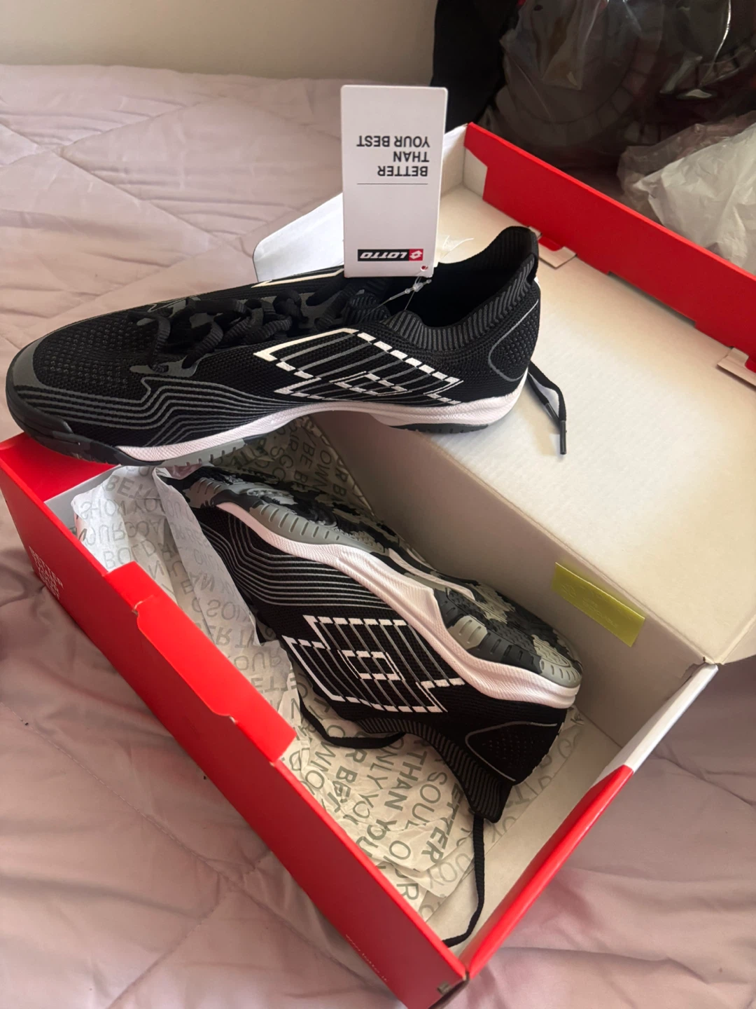 Lotto Men's Black Athletic Shoes
