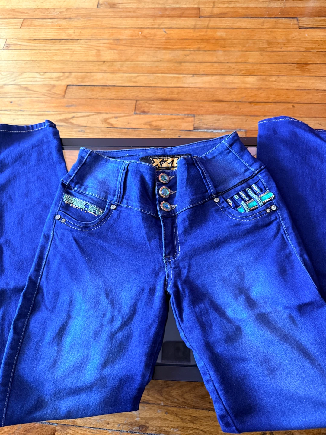Jeans Colombianos . Blue Jeans Size 10 - photo 2