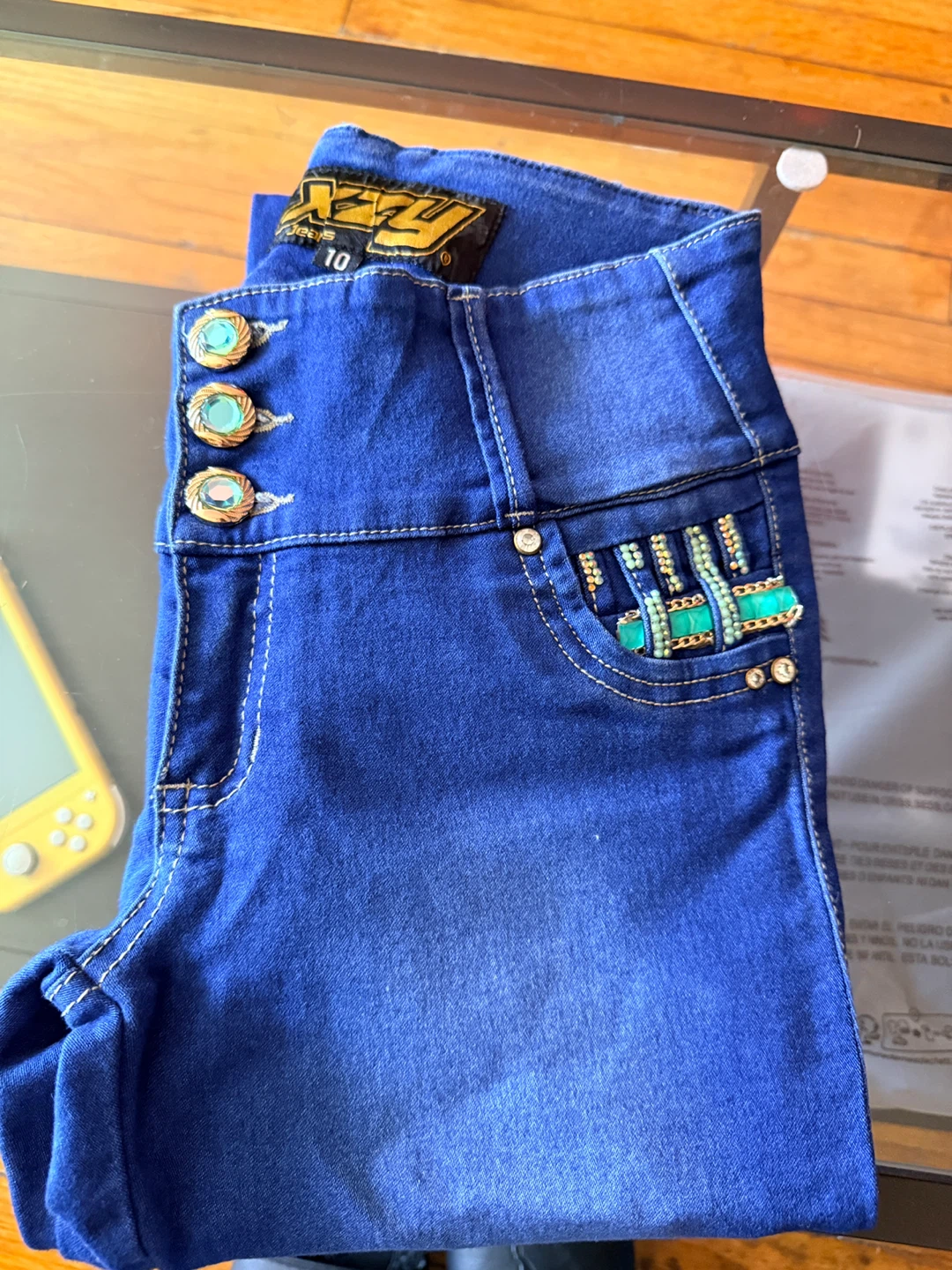 Jeans Colombianos . Blue Jeans Size 10