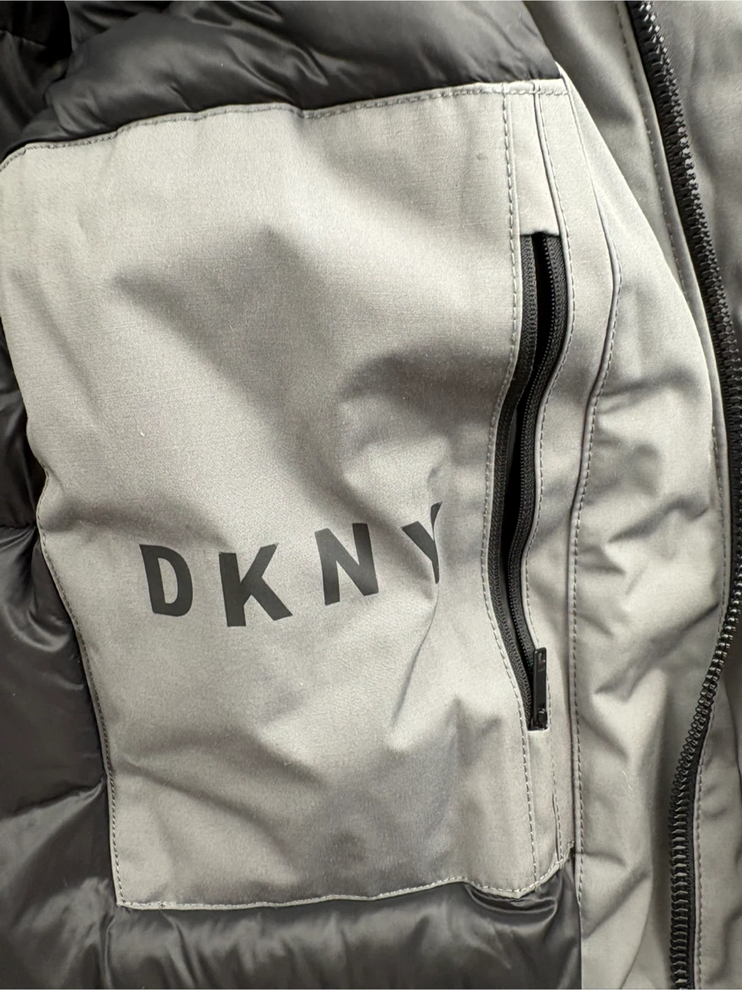 DKNY Grey Winter Parka Jacket XL - photo 5