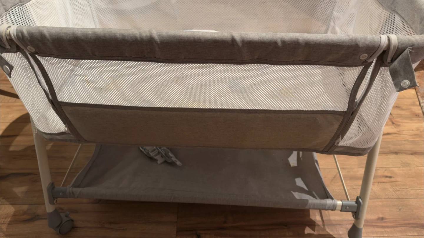 Grey Bassinet with Mattress Pad - photo 4